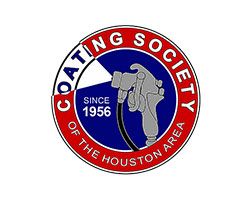The logo for the Houston area Coating Society.