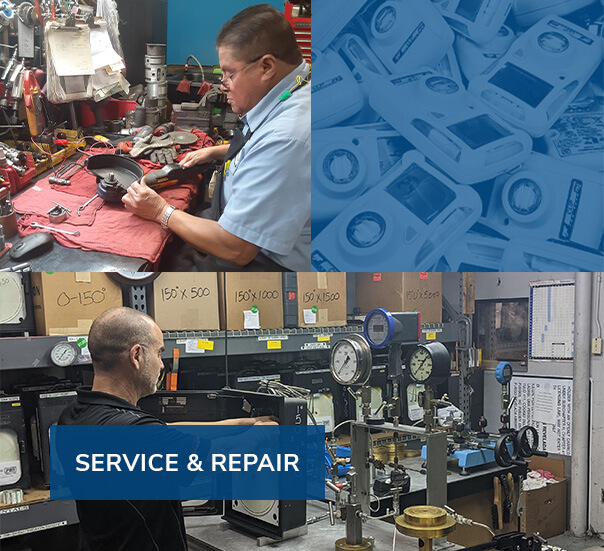 A collage of service and repair offerings.