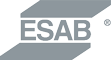 The grey logo for ESAB Welding & Cutting.