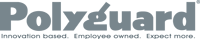 The grey Polygaurd Products logo.