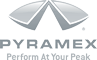 The grey logo for Pyramex Safety.