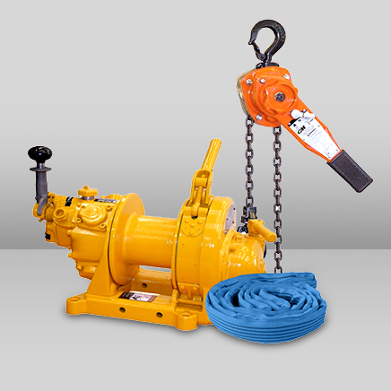 A winch and hoist product image.